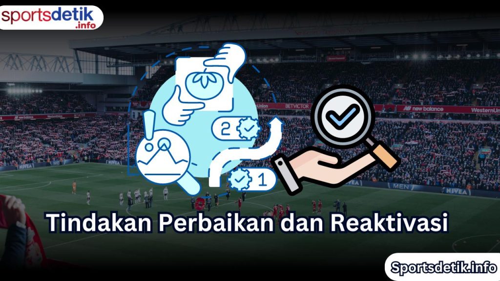 Tindakan Perbaikan dan Reaktivasi